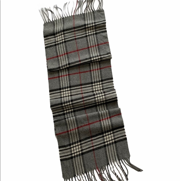 V.Fraas Gray Cashmink Scarf - Picture 3 of 4